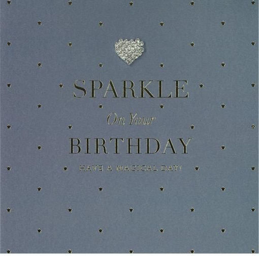 Picture of SPARKLE ON YOUR DAY BIRTHDAY CARD
